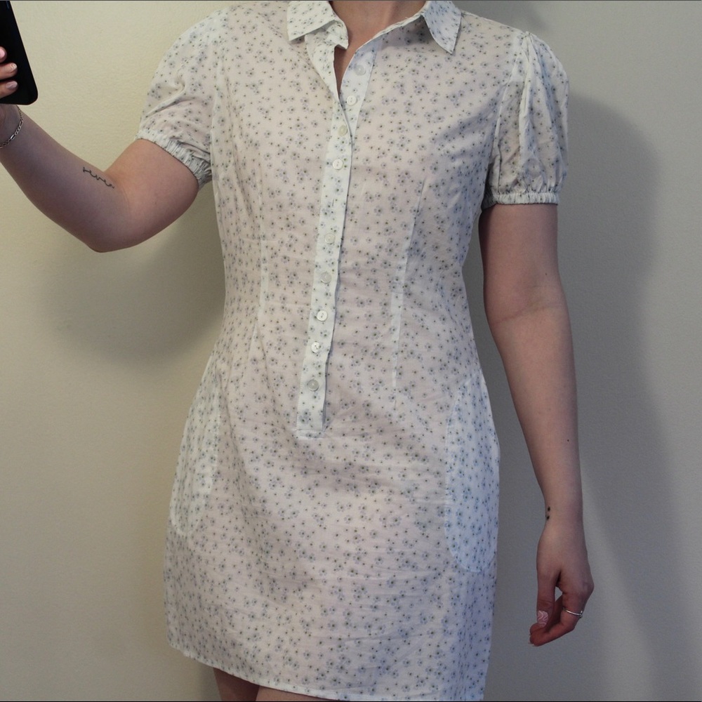 COPY - Puff Sleeve Floral Mini Dress